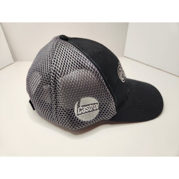 O'Reilly Auto Parts Hat Cap Strap‎ Back Mesh Black Gray Castrol Motor Oil Logo - Picture 4 of 6